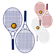 Tennis-Set Pro Colour